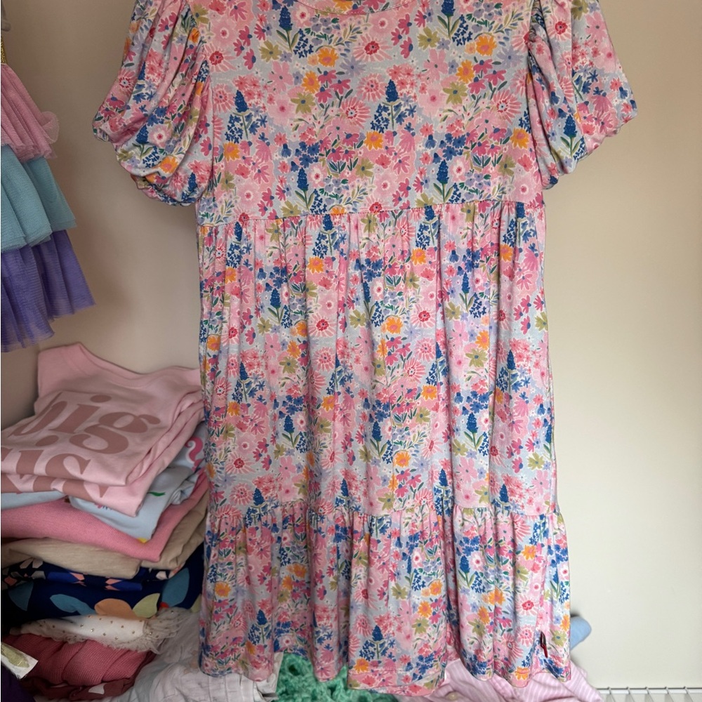 Magnetic Me Floral Print Top - Pink and Blue